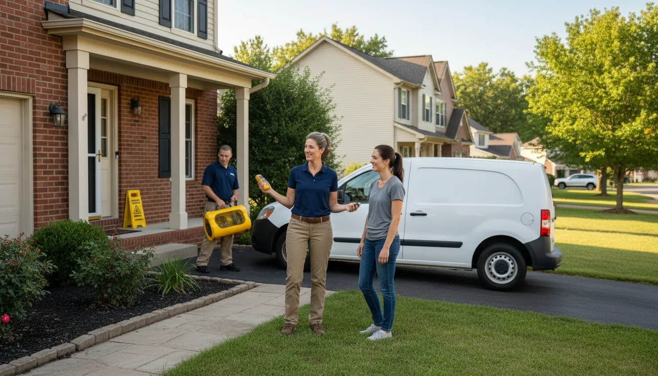 Water restoration image for Water Damage & Restoration Services in White, SD